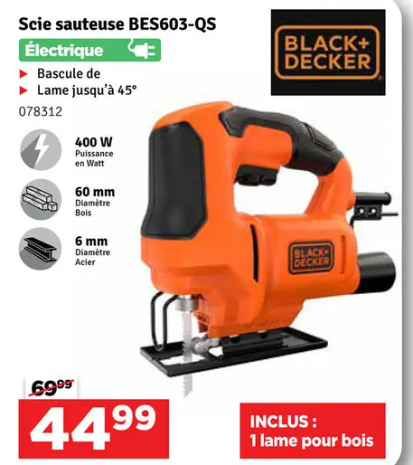 Offre: Scie sauteuse BES603-QS