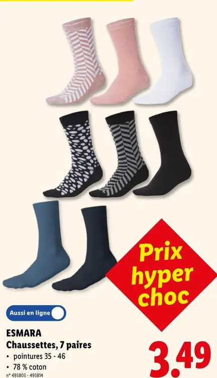 Offre: Chaussettes