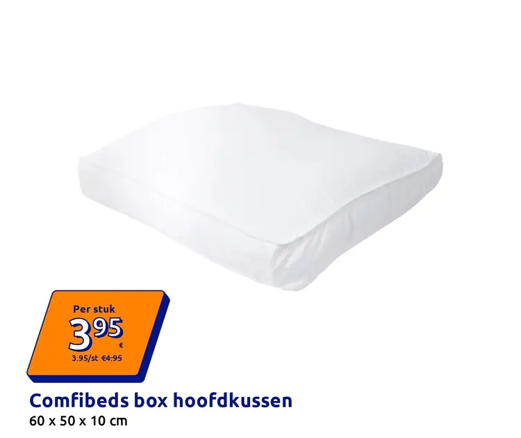 Promotie: Comfibeds box hoofdkussen