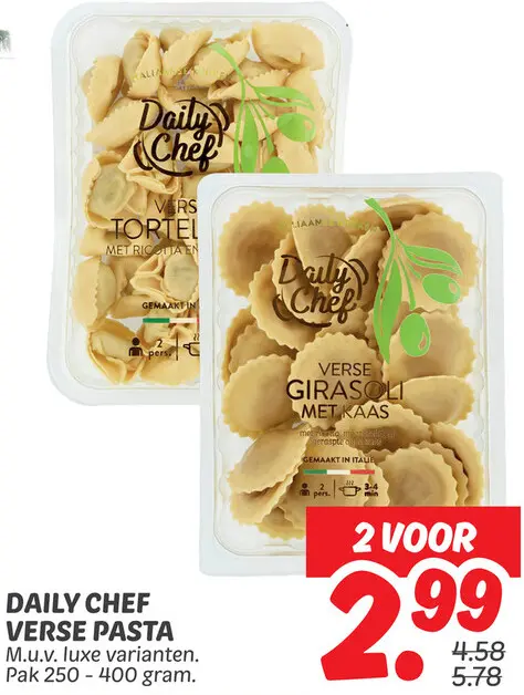 Aanbieding: Verse pasta