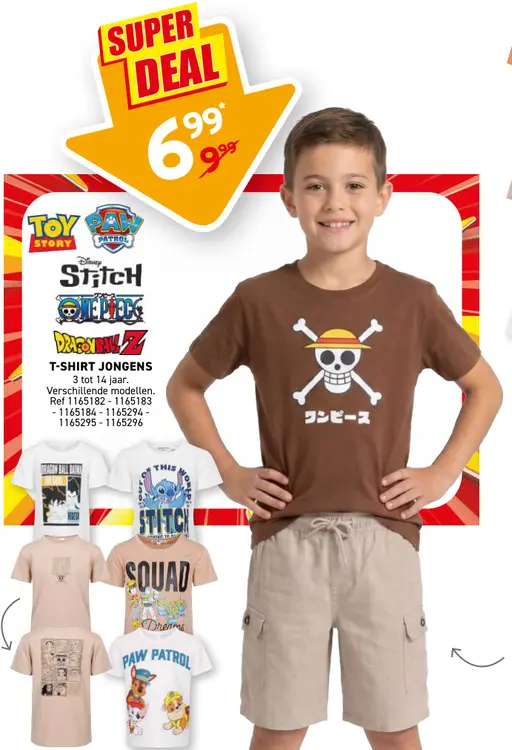 Promotie: T-shirt jongens