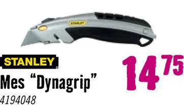 Aanbieding: STANLEY Mes DynaGrip 180 mm