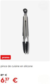 Offre: pince de cuisine en silicone