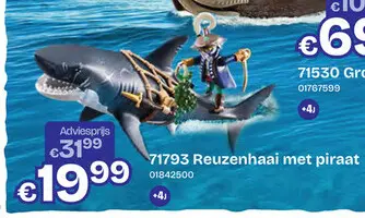 Aanbieding: 71793 Reuzenhaai met piraat