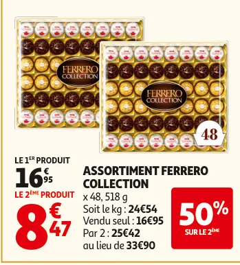 Promotie: Assortiment FERRERO collection
