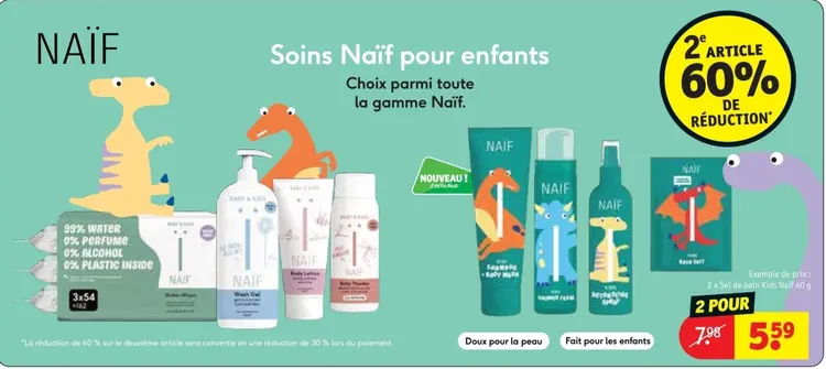 Offre: Soin pour enfant Naïf