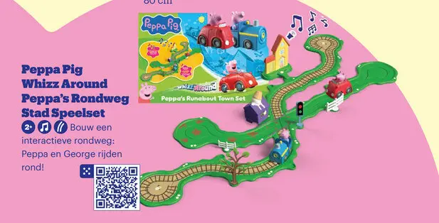 Aanbieding: Peppa Pig Whizz Around Peppa's Rondweg Stad Speelset