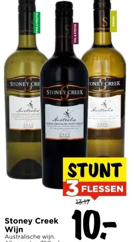 Aanbieding: Stoney Creek Wijn