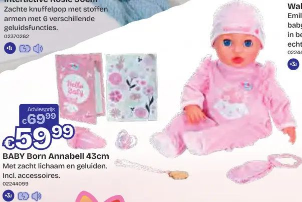 Aanbieding: Annabell 43cm