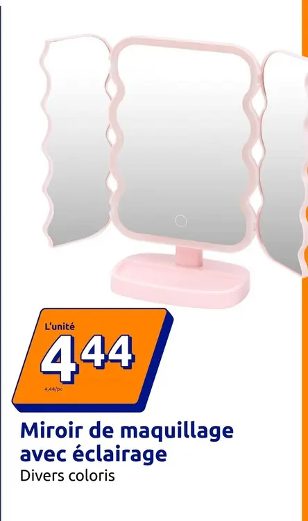 Offre: Miroir de maquillage avec éclairage