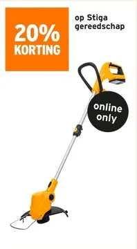 Aanbieding: op Stiga gereedschap