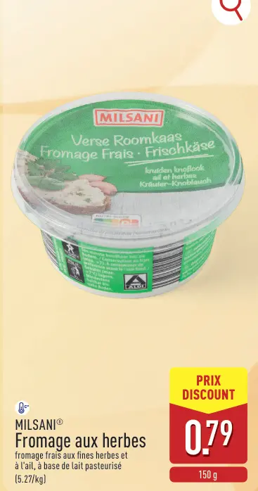 Offre: Fromage aux herbes