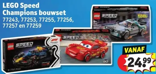 Promotie: LEGO Speed Champions bouwset