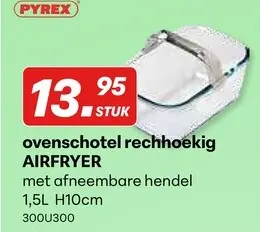 Promotie: ovenschotel rechthoekig AIRFRYER