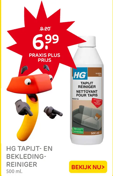 Aanbieding: Tapijt- en bekleding- reiniger