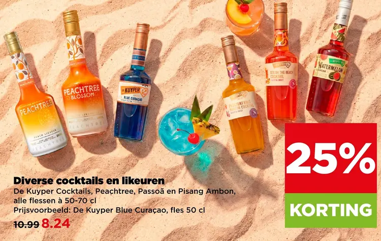 Aanbieding: Diverse cocktails en likeuren