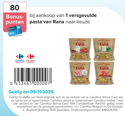 Aanbieding: Versgevulde pasta