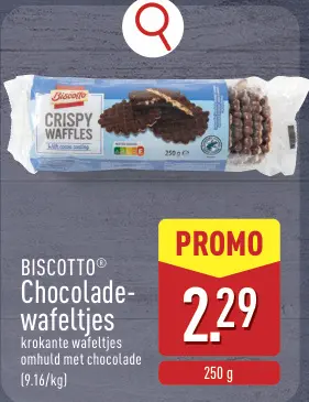 Promotie: Chocolade-wafeltjes