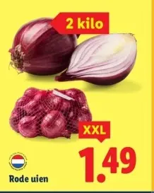 Aanbieding: Rode uien
