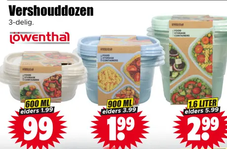 Aanbieding: Vershouddozen