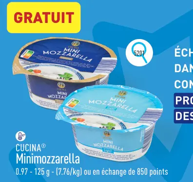 Offre: Minimozzarella