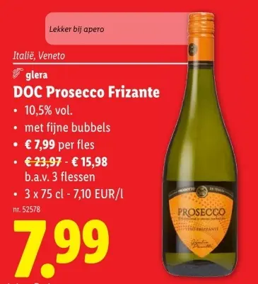 Promotie: DOC Prosecco Frizante