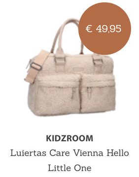 Aanbieding: Kidzroom Luiertas Care Vienna Hello Little One