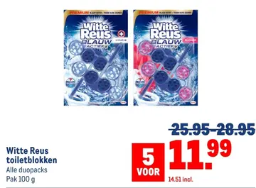 Aanbieding: Witte Reus toiletblokken