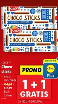 Aanbieding: Choco-sticks