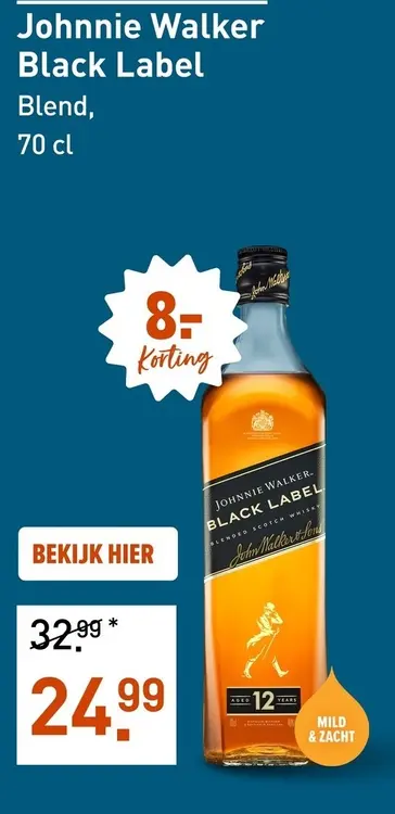 Aanbieding: Johnnie Walker Black Label