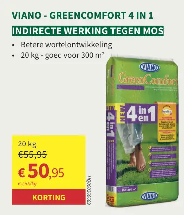 Promotie: Greencomfort 4 in 1