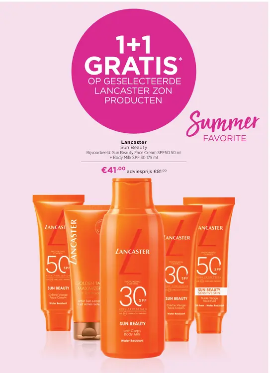 Aanbieding: Sun Beauty Face Cream + Body Milk