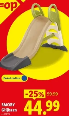 Promotie: Glijbaan