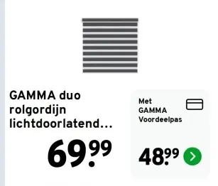Aanbieding: duo rolgordijn lichtdoorlatend...