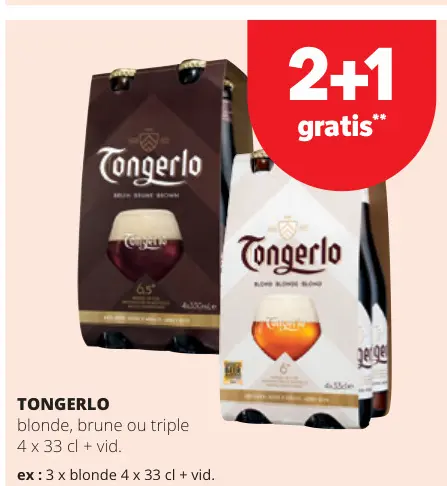 Offre: Tongerlo Blonde, Brune Ou Triple