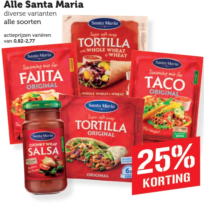 Aanbieding: Alle Santa Maria