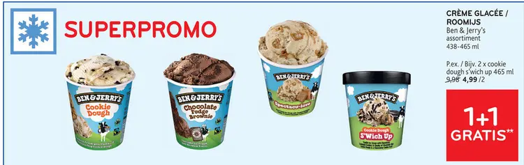 Offre: Crème glacée / roomijs