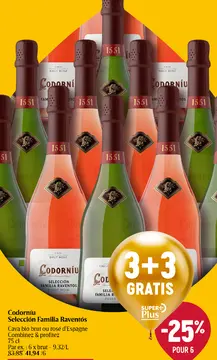 Offre: Codorníu Selección Familia Raventós