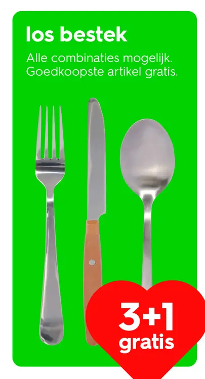 Promotie: los bestek