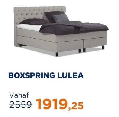 Aanbieding: Boxspring lulea