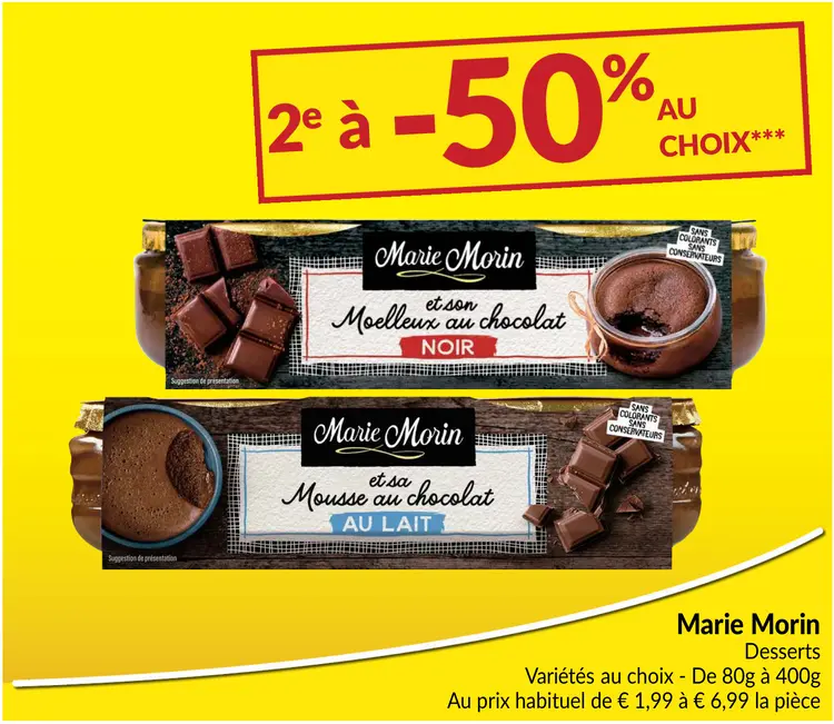 Offre: Desserts