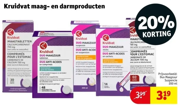 Promotie: Maag- en darmproducten