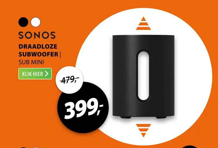 Aanbieding: Sonos Sub mini Zwart