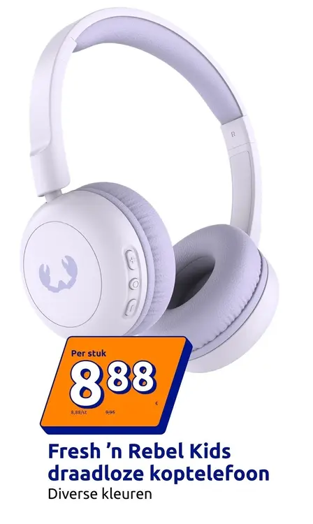 Promotie: Fresh 'n Rebel Kids draadloze koptelefoon