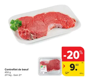 Offre: Contrefilet de bœuf