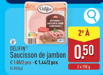 Offre: Saucisson de jambon