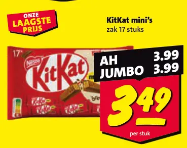 Aanbieding: KitKat mini's