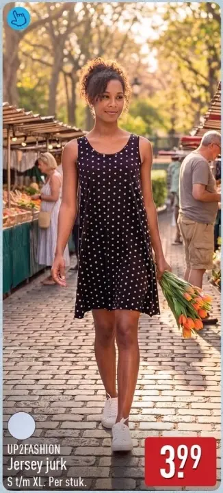 Aanbieding: Jersey jurk