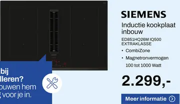 Aanbieding: Siemens ED851HQ26M iQ500 extraKlasse