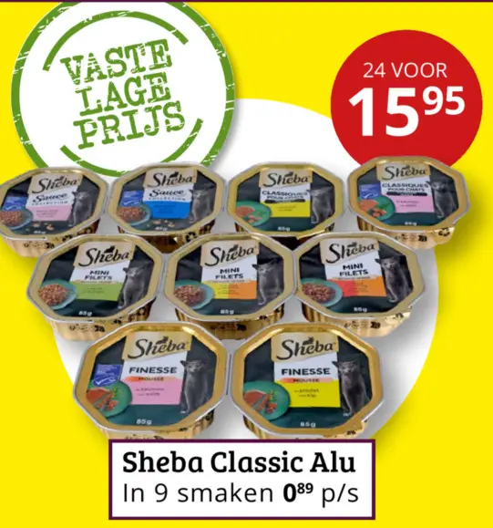 Aanbieding: Sheba Classic Alu